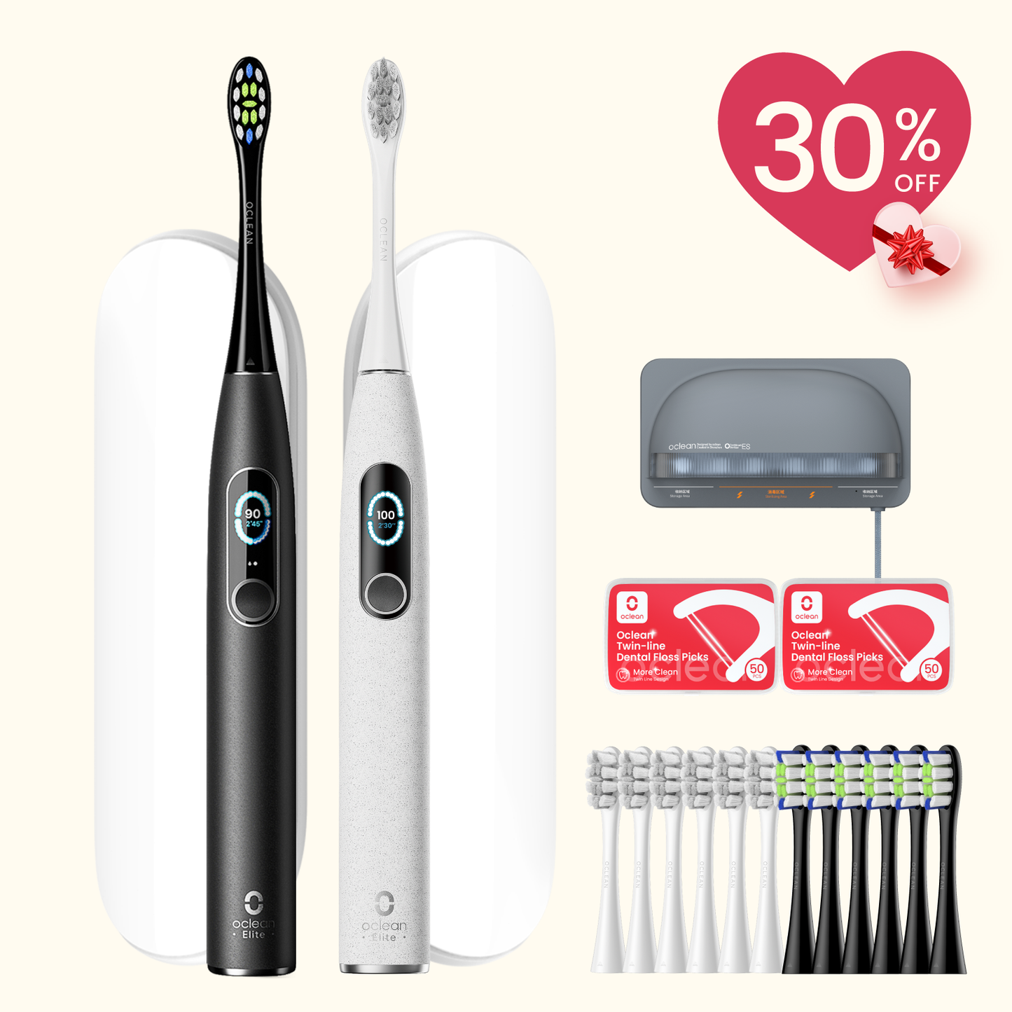 Perfect Couple SMART Set-Toothbrushes-Oclean Global Store