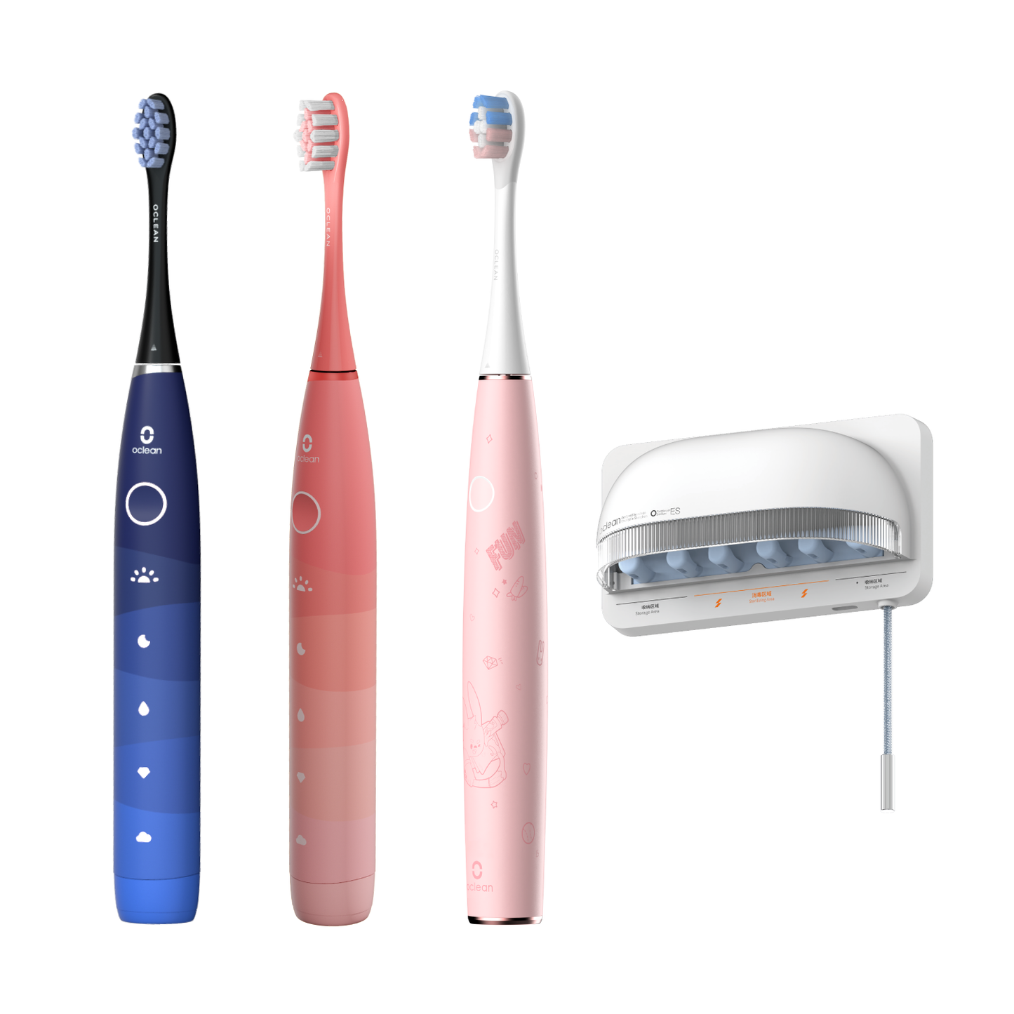 Family Essentials Set 1-Toothbrushes-Oclean Global Store