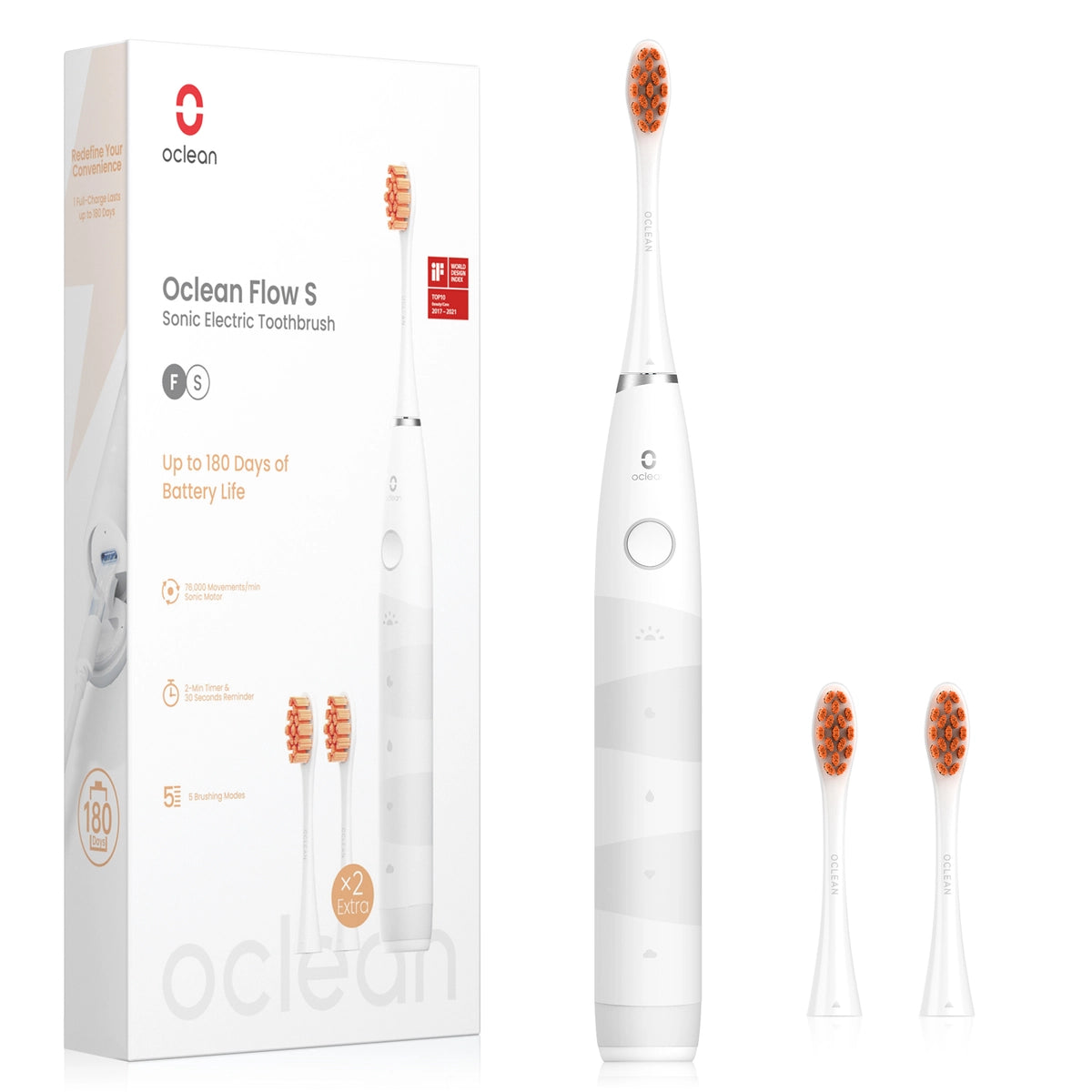 Oclean Flow S Sonic Toothbrush - With Box