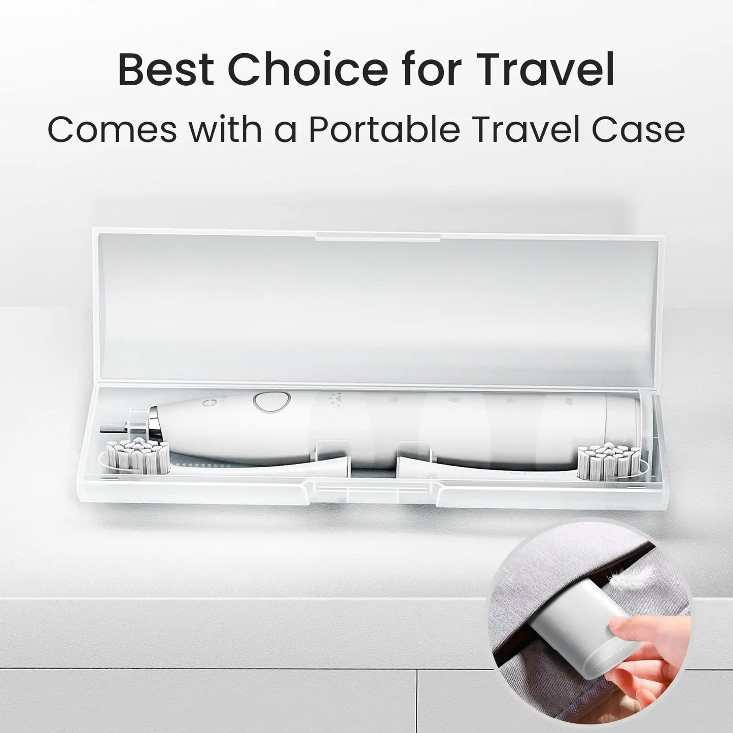 Oclean Flow TravelGo Set Sonic Electric Toothbrush - Portable aTravel Case