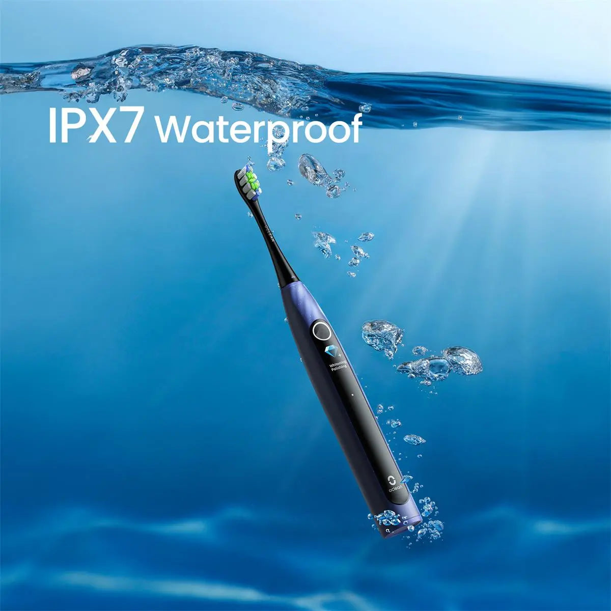 Oclean X Lite Smart Sonic Toothbrush-IPX7 Waterproof