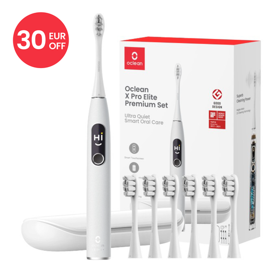 Oclean X Pro Elite Premium Set - Grey with 30 EUR OFF